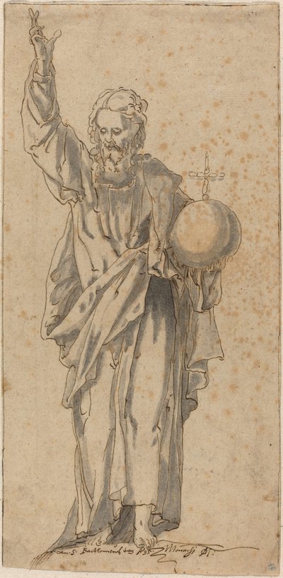 Christ as Salvator Mundi by Caspar Meneller