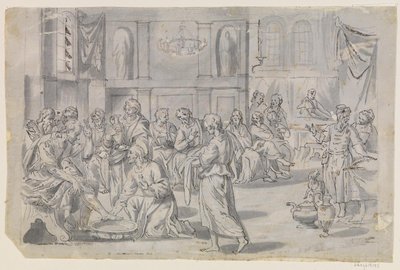 The Washing of the Feet of Apostle Peter by Caspar Menneler