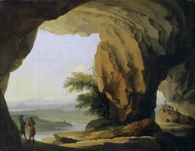 Landscape with Beatus Cave, c.1774-77 by Caspar Wolf