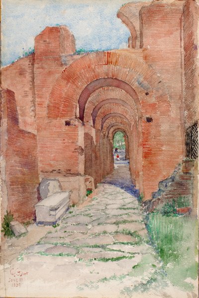 Arches of the Palace of Nero by Cass Gilbert