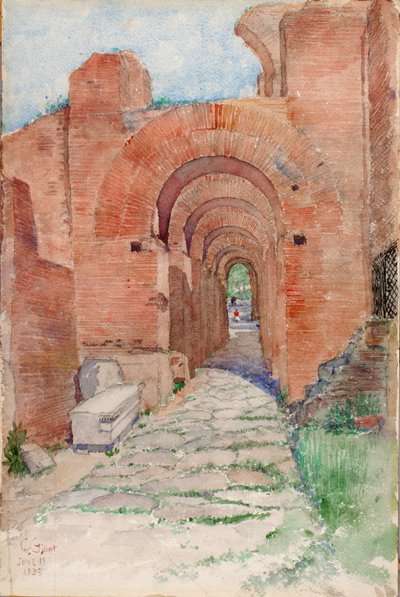 Arches of Palace of Nero, 1933 by Cass Gilbert