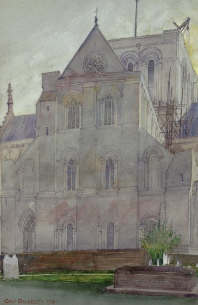 North Transept, Winchester Cathedral, England by Cass Gilbert