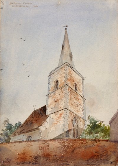 St. Peters Church, Cambridge, England, 1880 by Cass Gilbert