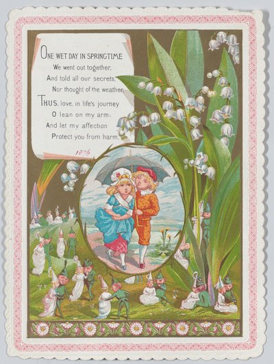 Valentine, 1874 by Catherine Greenaway
