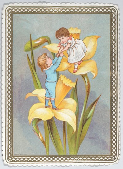 Valentine, 1875-1880 by Catherine Greenaway