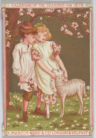 Valentine, 1876 by Catherine Greenaway