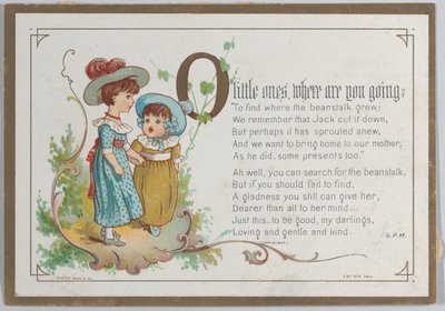 Valentine, 1877 by Catherine Greenaway