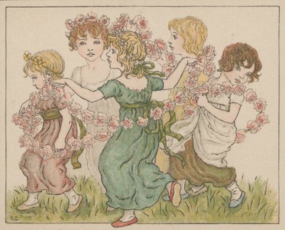 Valentine, ca. 1880 by Catherine Greenaway