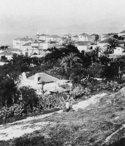 Beirut from the American College, Lebanon, c1927-c1931 by Cavanders Ltd
