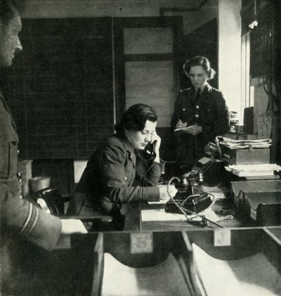 A Station Intelligence Room, c1943 by Cecil Beaton