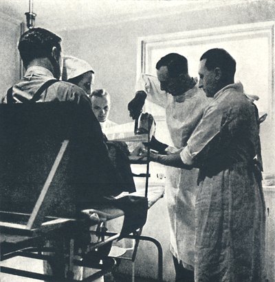 Convalescent Hospital - Damaged ankle by Cecil Beaton