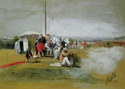 Firing Range, Bisley Camp by Cecil Cutler