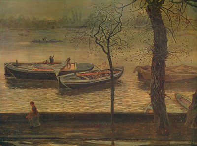 Battersea Reach by Cecil Gordon Lawson