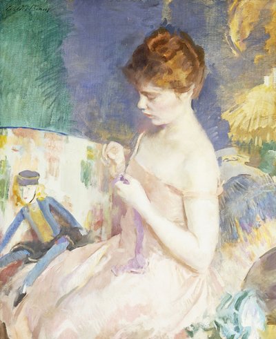 Dressing Dolls by Cecilia Beaux