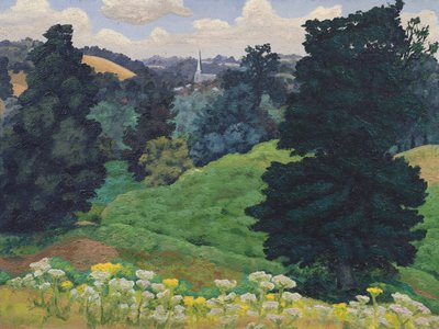 Hadleigh Church by Cedric Morris