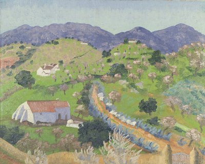 Landscape Near Lago, Algarve, Portugal by Cedric Morris