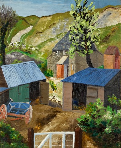 The Farmyard, Dorset by Cedric Morris