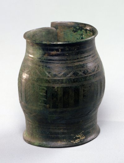 Cask shaped armband, Hallstatt Culture, from Jura by Celtic