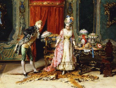 Flowers for her Ladyship by Cesare Auguste Detti
