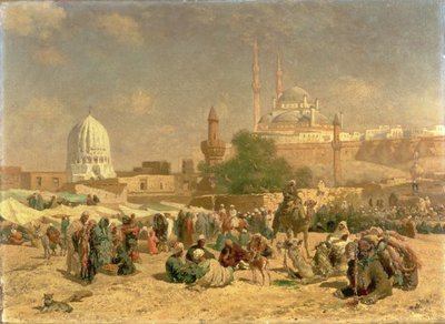 Outside Cairo, 1883 by Cesare Biseo