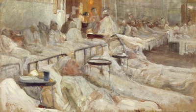 The Hospital Ward by Cesare Ciani