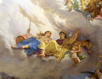 Detail of the Ceiling (detail) by Cesare Mariani