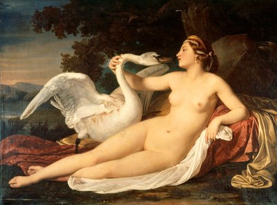 Leda and the Swan by Cesare Mussini