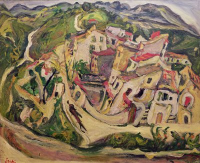 Houses at Cagnes by Chaim Soutine