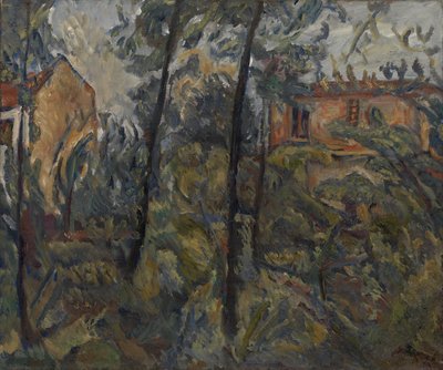 Landscape with Houses, c1918 by Chaim Soutine