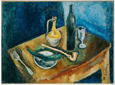 Still Life with Pipe by Chaim Soutine