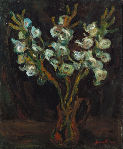 The Blue Gladioli by Chaim Soutine