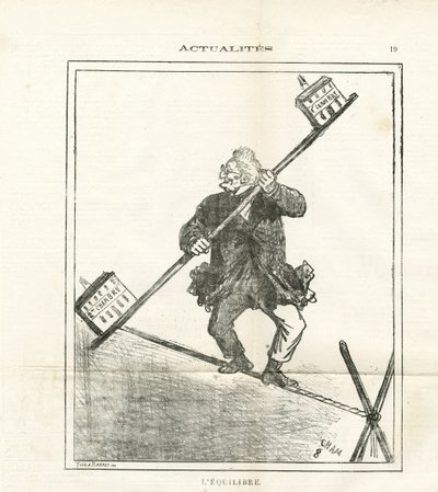 Illustration of Cham (1819-1879) in Le Charivari by Amédée de Noé