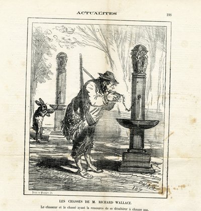 Illustration of Cham (1819-1879) in Le Charivari by Amédée de Noé