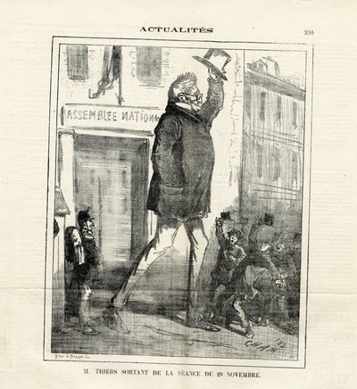 Illustration of Cham (1819-1879) in Le Charivari by Amédée de Noé