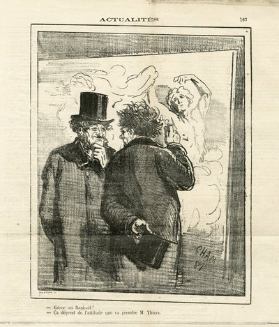 Illustration of Cham (1819-1879) in Le Charivari by Amédée de Noé