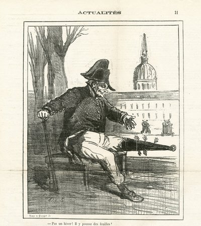 Illustration of Cham in The Charivari by Amédée de Noé