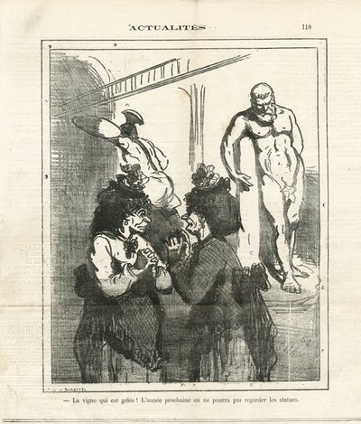 Illustration of Cham in The Charivari by Amédée de Noé