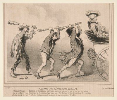 History of Social Revolutions, from Le Charivari by Cham
