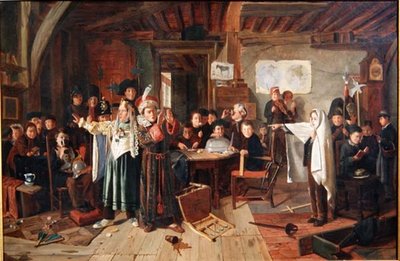 The Masquerade, c.1855 by Charles Hunt