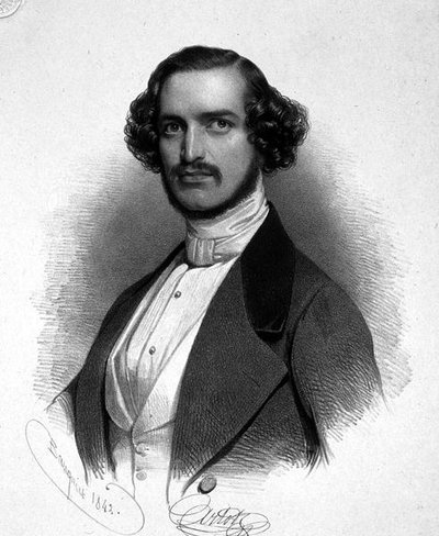 Joseph Arnot 1842 by Charles (after) Baugniet