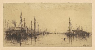 Gloucester Harbor by Charles A. Platt