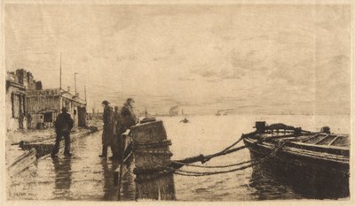 The Quay at Havre by Charles A. Platt