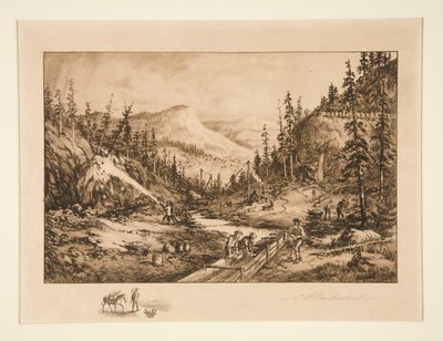 Gold Prospectors in California by Charles A. Vanderhoof
