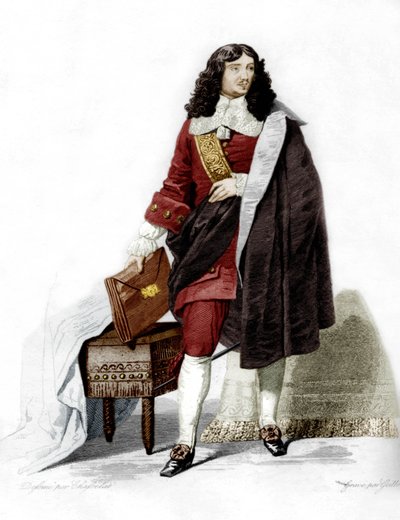 Jean-Baptiste Colbert by Charles Abraham (after) Chasselat