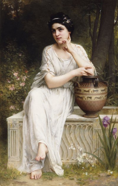 A Grecian Beauty by Charles Amable Lenoir