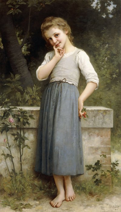 The Cherry Picker by Charles Amable Lenoir
