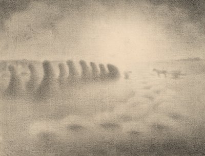 End of the Harvest by Charles Angrand