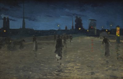 Le Pont de Pierre, Rouen by Charles Angrand