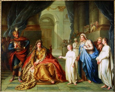 Athaliah and Jehoash by Charles Antoine Coypel