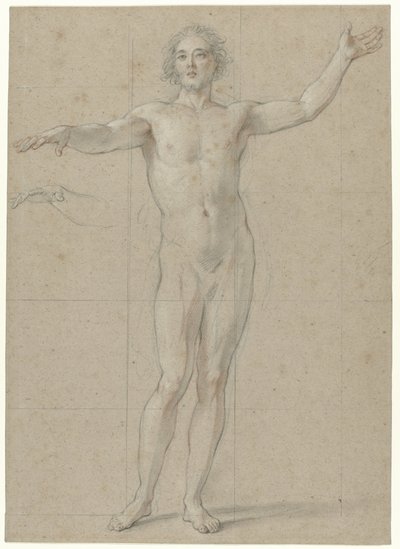 Standing Male Nude by Charles Antoine Coypel